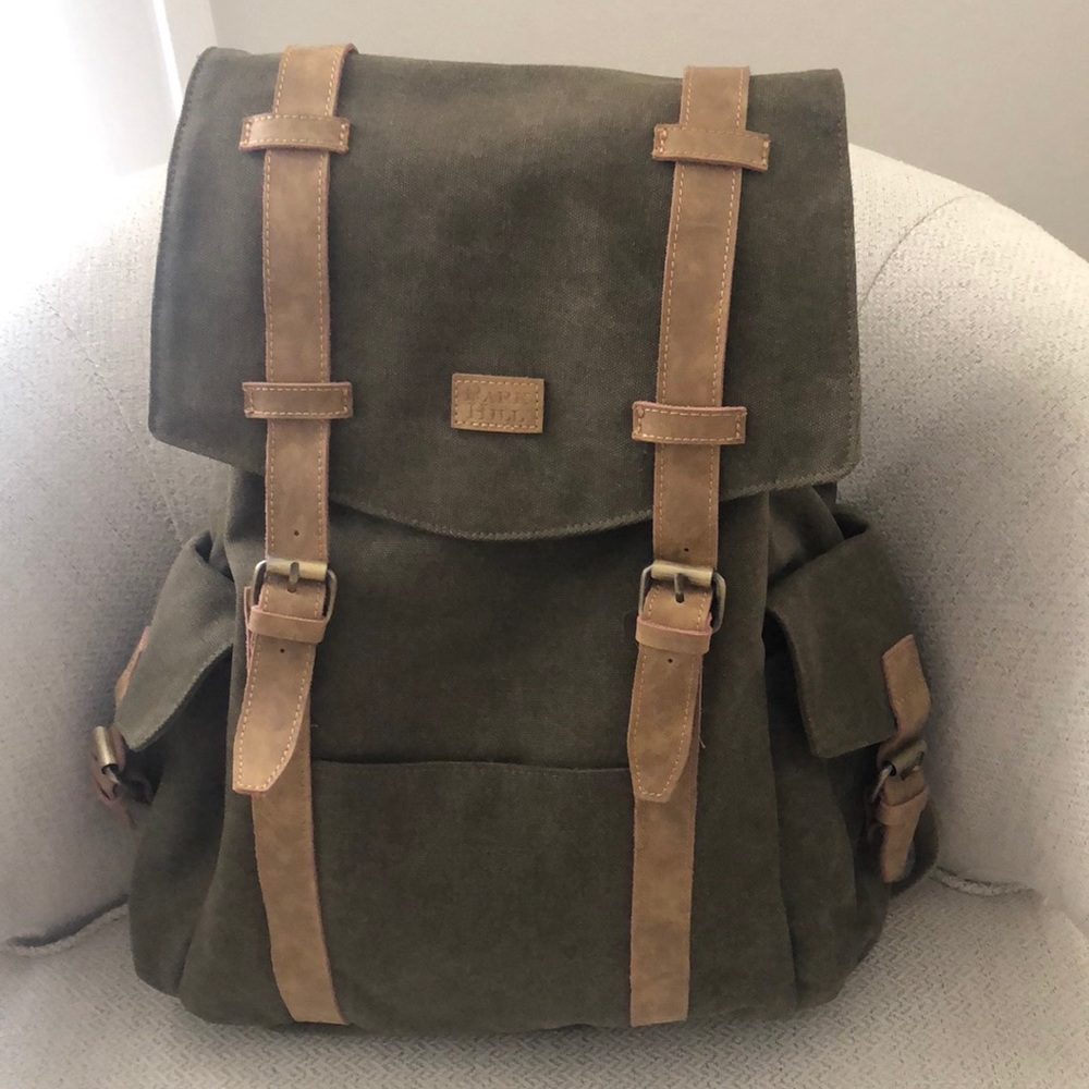 NWOT canvas backpack